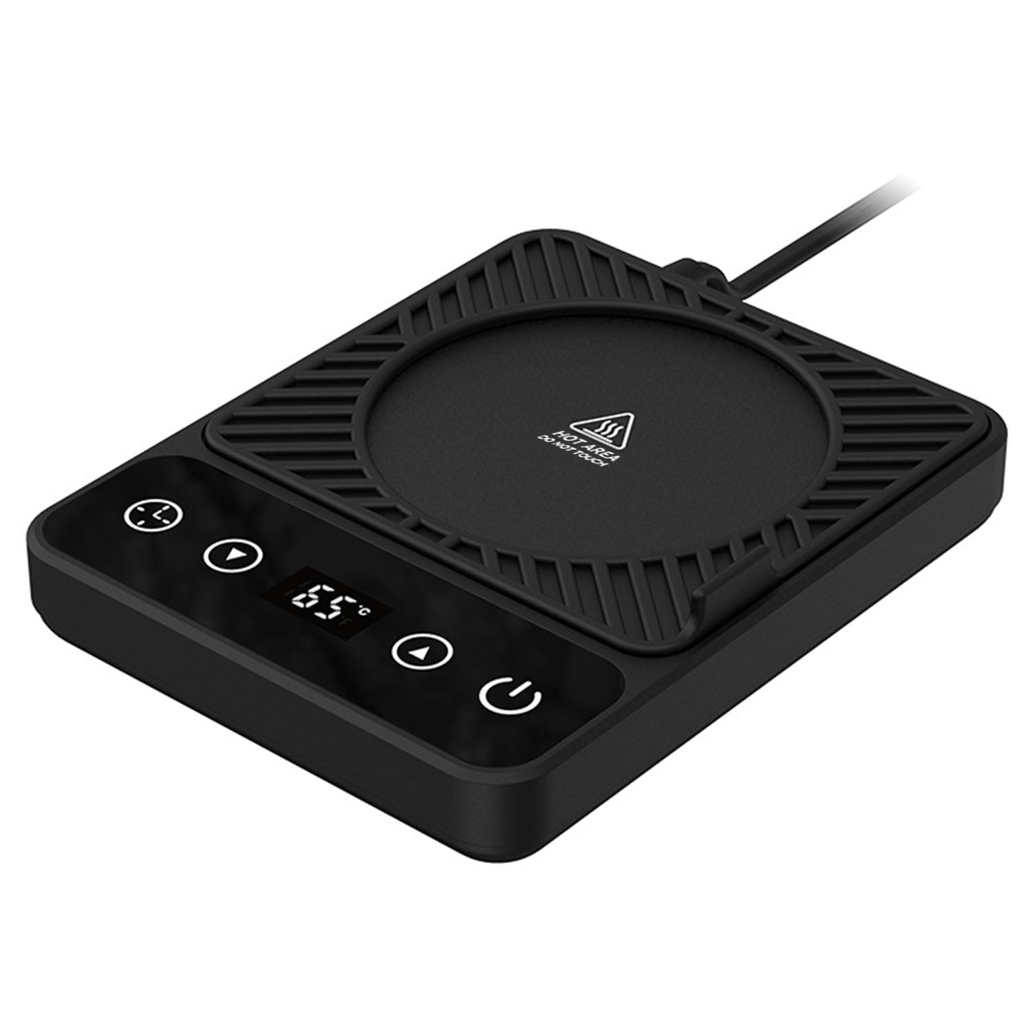 3 Colors Options -- 1Pc Desktop Electric Mug Warmer Auto Shut Off Timer Setting 6 Temperature Levels Cup Warmer For Milk Tea Cup Heating Plate